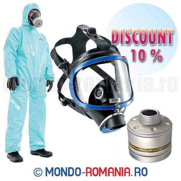 Kit recomandat pentru dezinfectii, dezinsectii, vopsitorii, lucrul cu pesticide, substante chimice